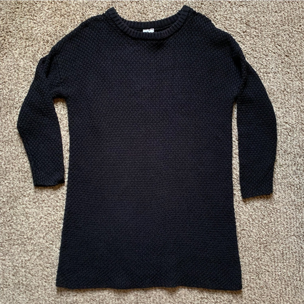 Sadie & Cotton Blend Knit Sage Sweater Tunic